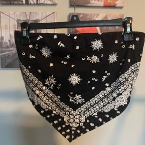 Forever 21 Black Bandana Top